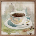 Soft Morning Blend II by Carol Robinson - Floater Frame Print on Wood