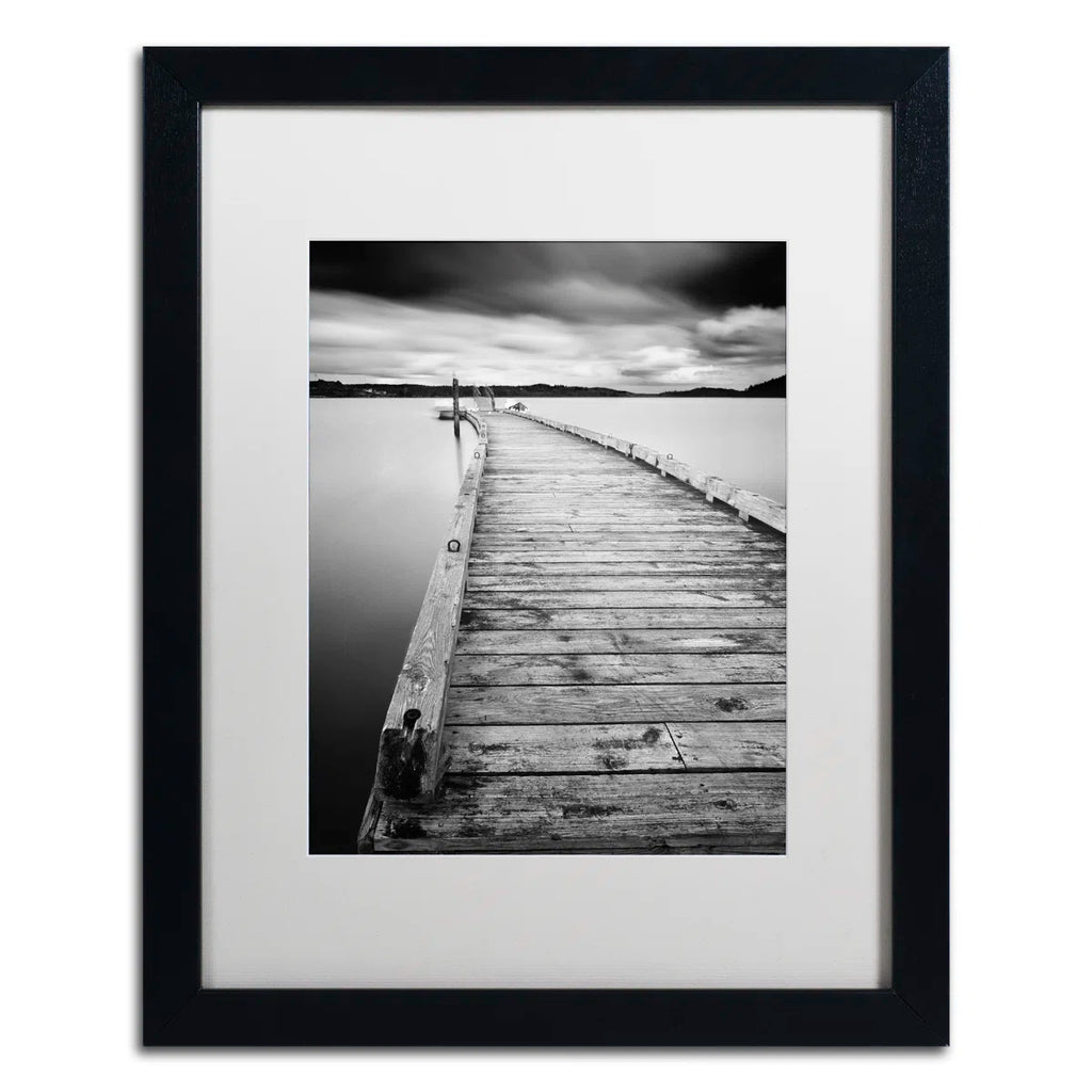 Framed Wall Art - Ric Stultz ‘Headphone Generation’ Wall Decor with Matted Frame - Living Room, Kitchen, and Bathroom Art - 16x20
