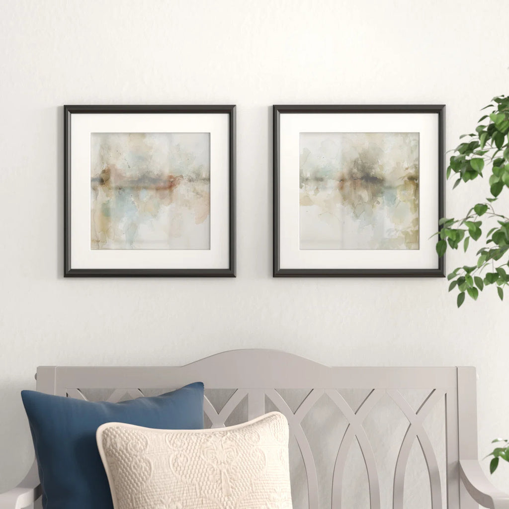 Island Mist' - 2 Piece Picture Frame Print Set