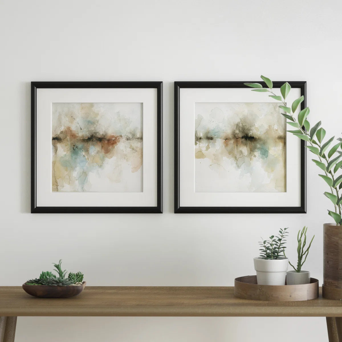 Island Mist' - 2 Piece Picture Frame Print Set
