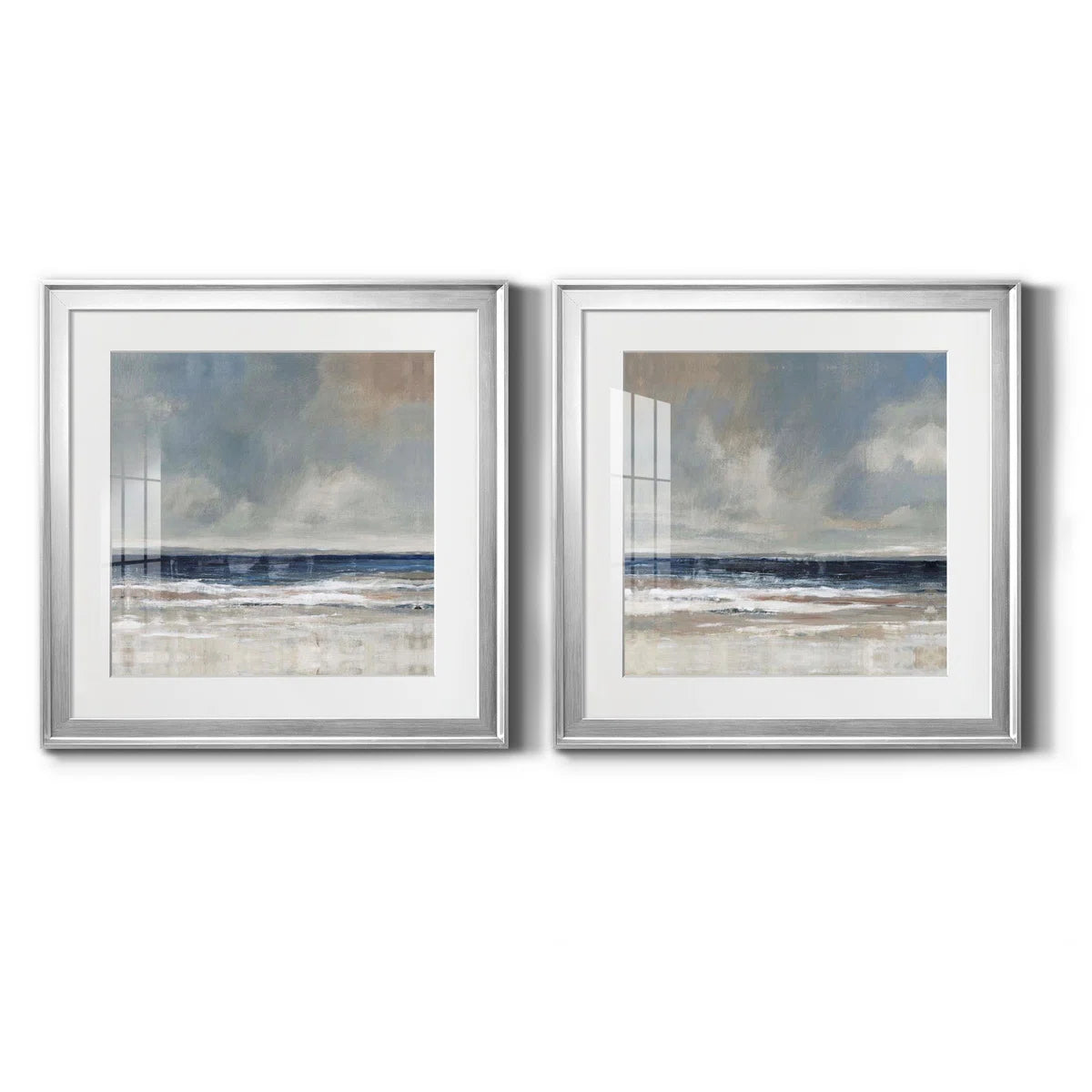 " Embellished Distant Land I " 2 - Pieces